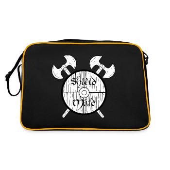 Shield Maid Norse Mythology Viking - Sac Retro - noir/or - Dos