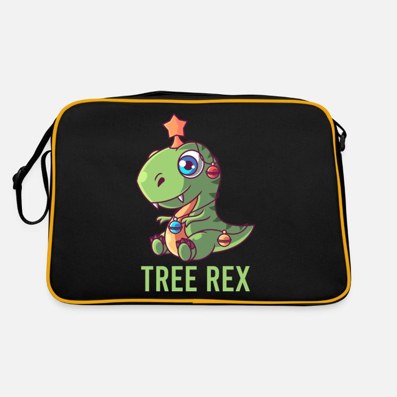 Sweet Tree Rex T-Rex Santa Claus Gift Light - Sac Retro - noir/or