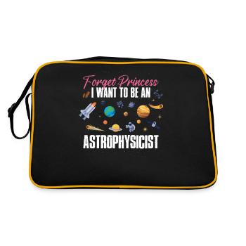 Oubliez la princesse que je veux être astrophysicienne - Sac Retro - noir/or - Dos