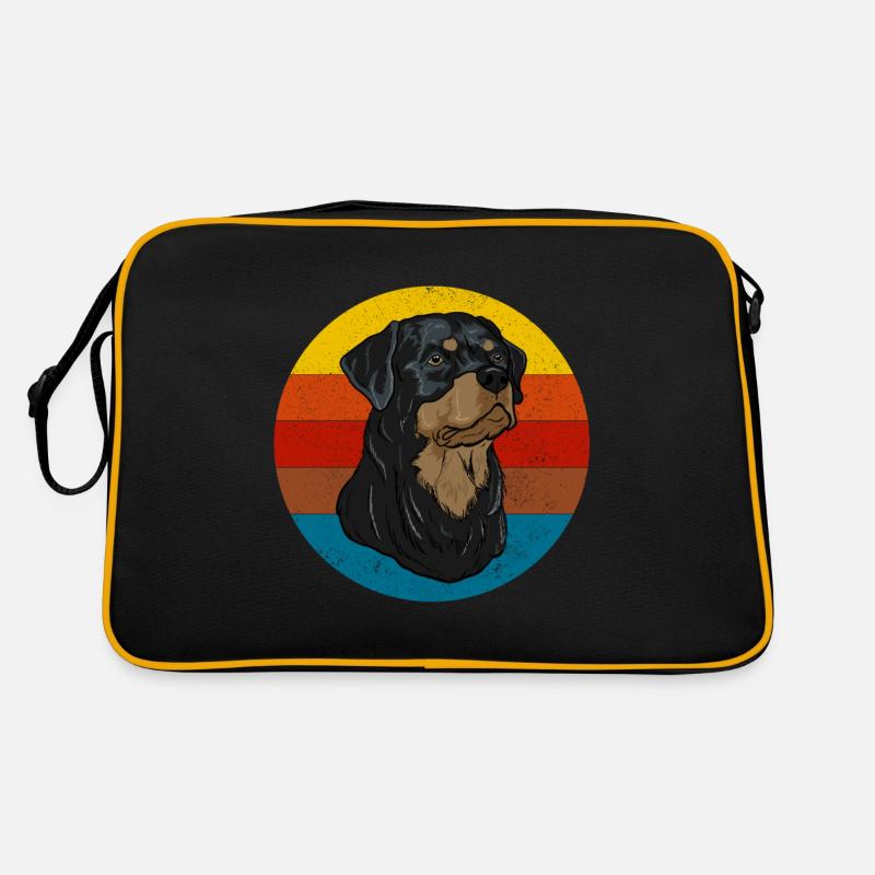 Rottweiler Retro Tasche