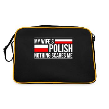 Cadeau d'anniversaire de mariage de l'épouse - Sac Retro - noir/or - Dos