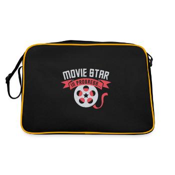 Movie star in progress - Retro Bag - black/gold - Back