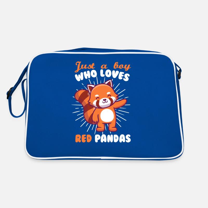 Panda rouge Sac Retro