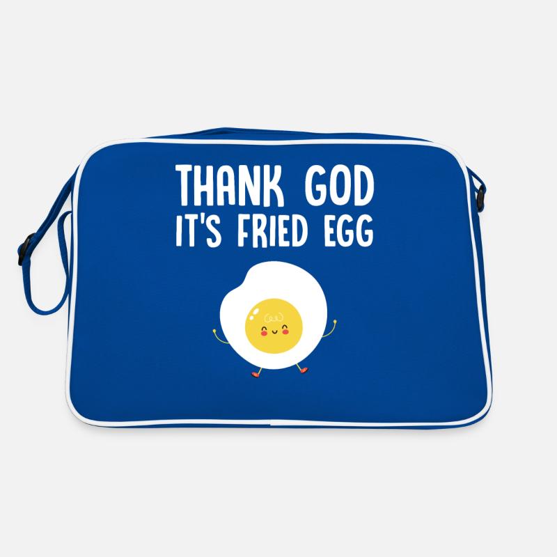 Friday Fried Egg - Funny Design Retro Bag