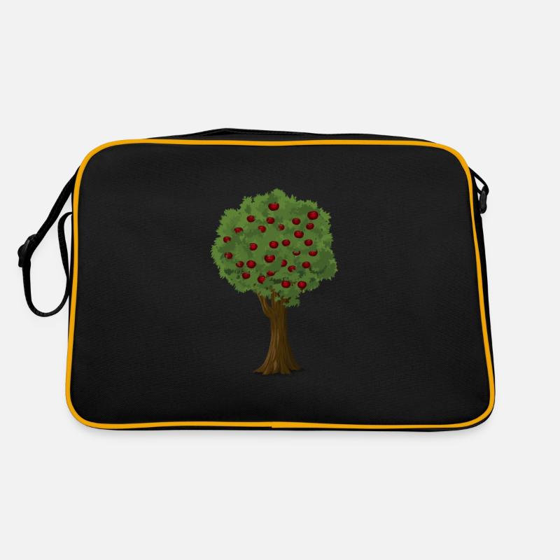 Apple Tree Apple Picking Season Apple Orchard Retro Bag