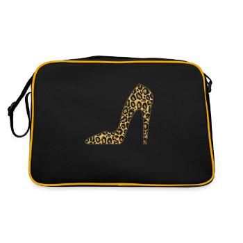 Talons hauts motif léopard léopard - Sac Retro - noir/or - Dos
