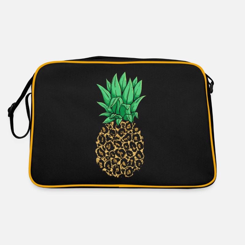 Ananas Design Retro Tasche