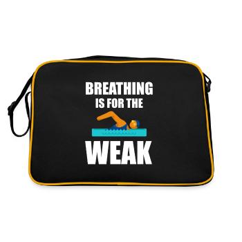 Breathing Is For The Weak 2 for swimmers - Retro Bag - black/gold - Back
