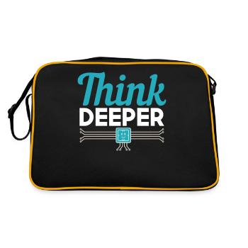 Scientist Machine Learning Deep Learning - Retro Bag - black/gold - Back
