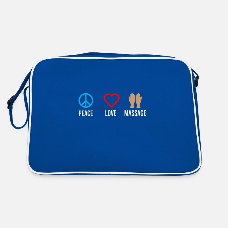 Peace Love Massage 2 Retro Bag