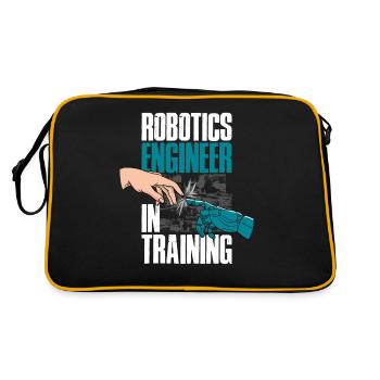 Cadeau de robotique robotique robotique - Sac Retro - noir/or - Dos