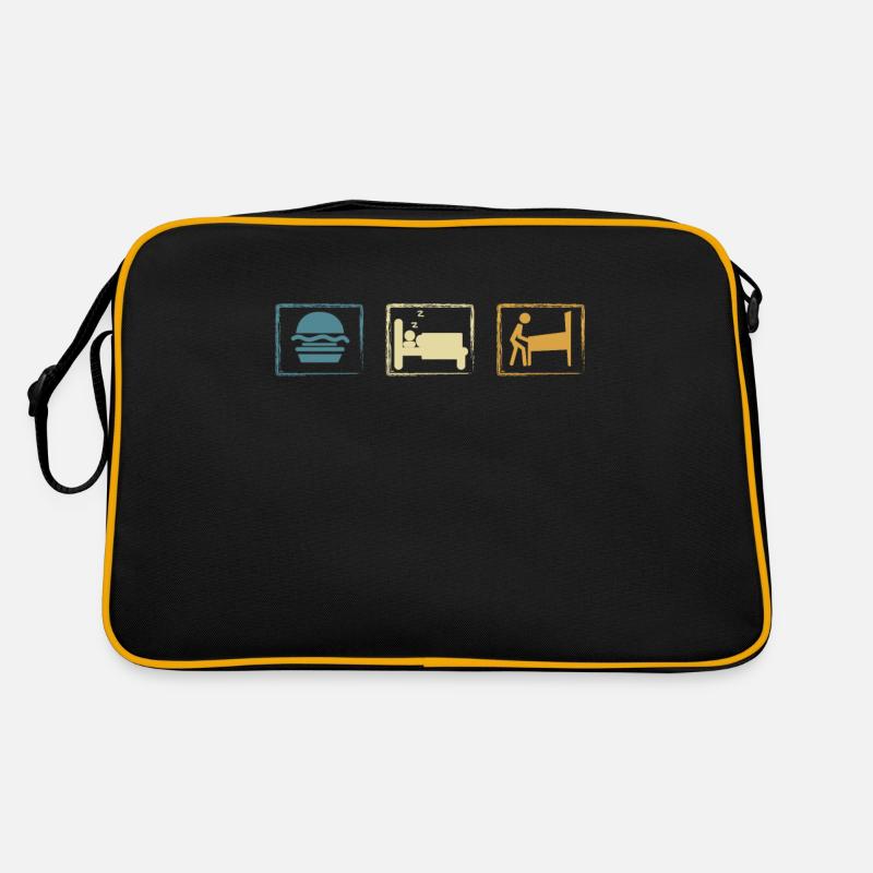 Retro Flipper Essen Schlaf Flipper Retro Tasche