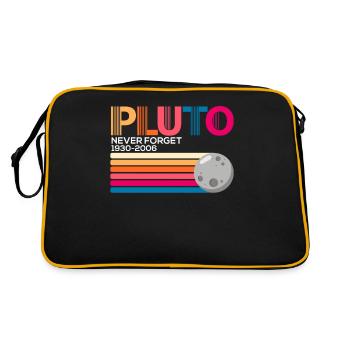 Pluto Never Forget - Retro Bag - black/gold - Back