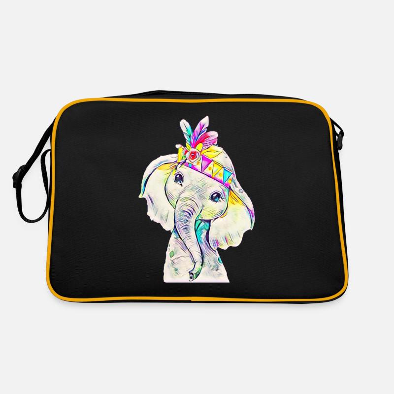 l'éléphant Sac Retro