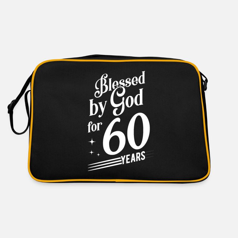 60. Geburtstag Retro Tasche