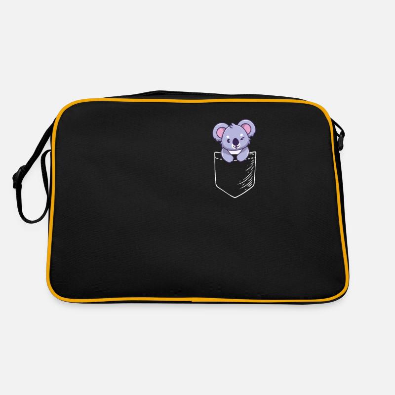 Koala - Sac Retro - noir/or