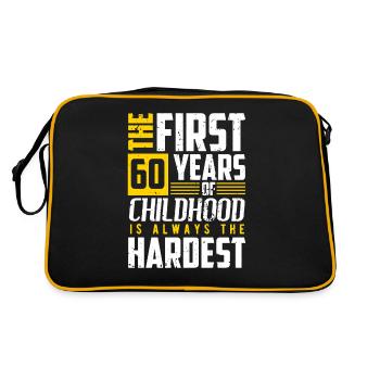 60e anniversaire - Sac Retro - noir/or - Dos