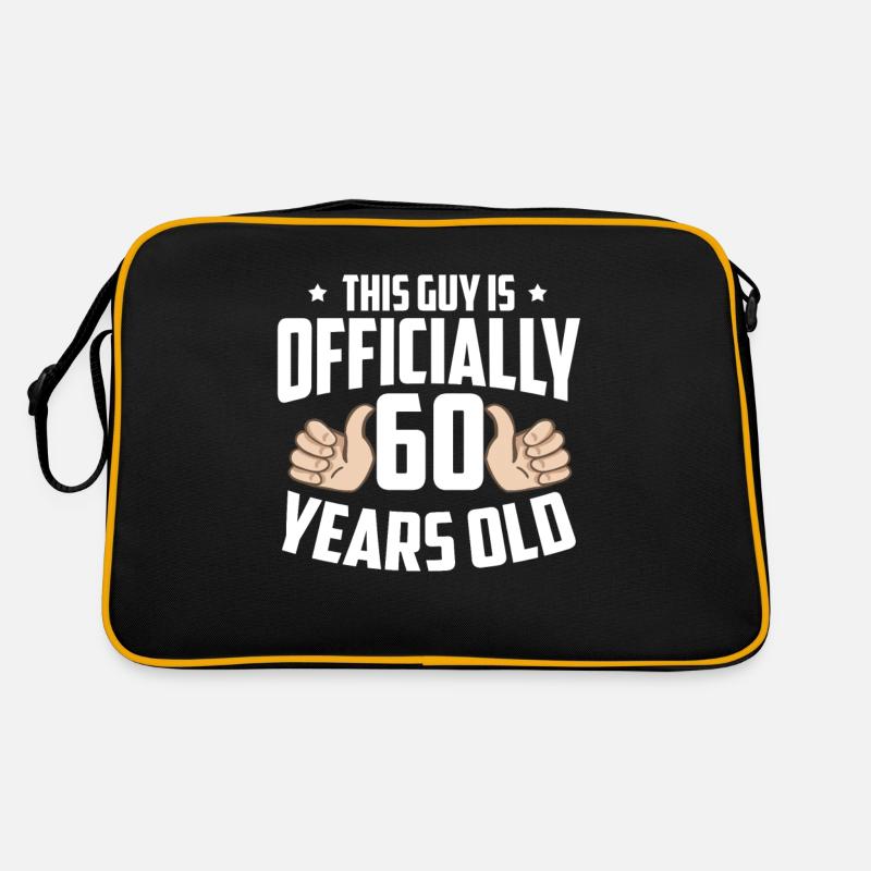 60. Geburtstag Retro Tasche