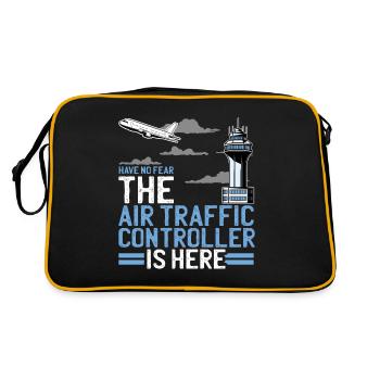 Cadeau de contrôleur de la circulation aérienne - contrôleur de la circulation aérienne - Sac Retro - noir/or - Dos
