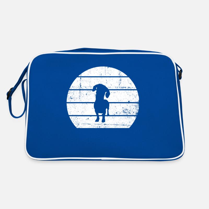 Teckel Chien de toit Teckel Sac Retro
