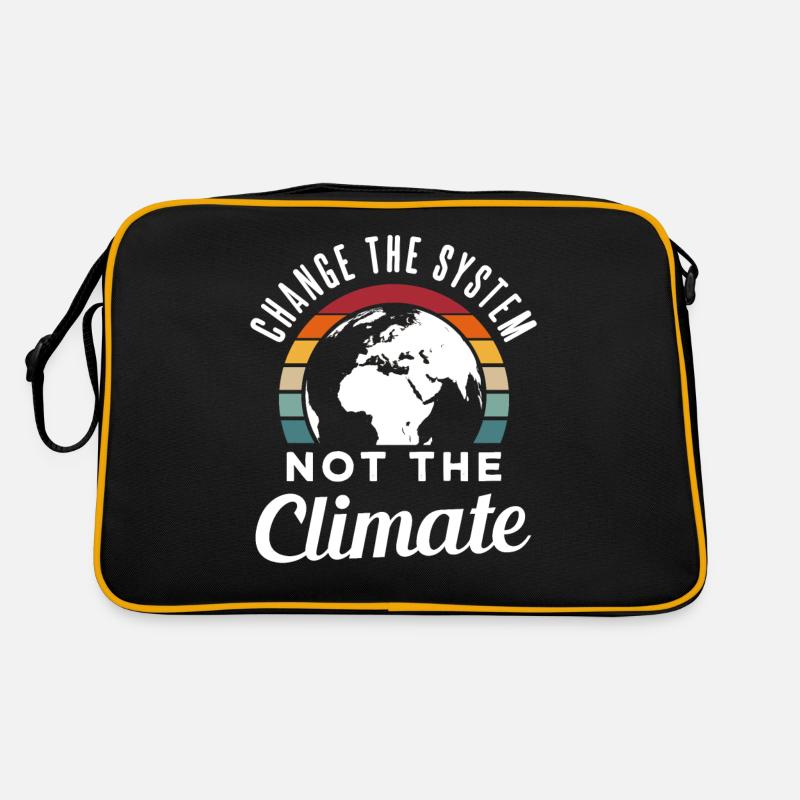 Protection de l'environnement cadeau de protection du climat Sac Retro