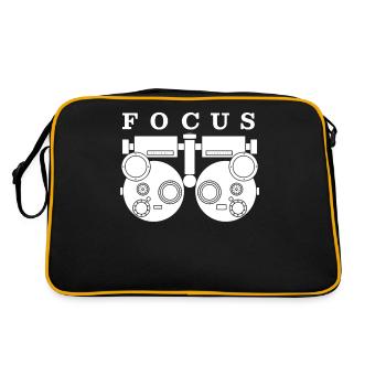 Focus eye test - optician optician - Retro Bag - black/gold - Back