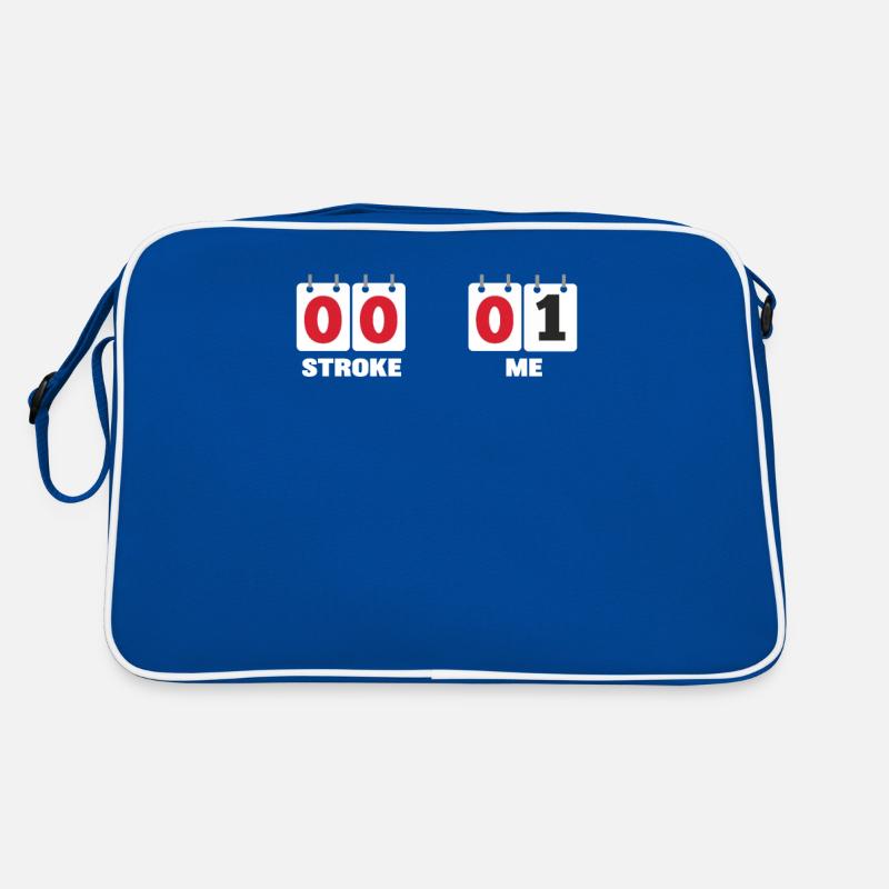 Schlaganfall 0 ich 1 - Schlaganfall Überlebender bald gesund Geschenk Retro Tasche