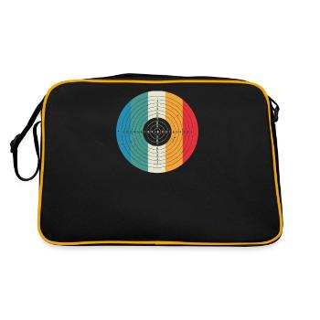 Tireur sportif Stand de tir Club de tir Calibre - Sac Retro - noir/or - Dos