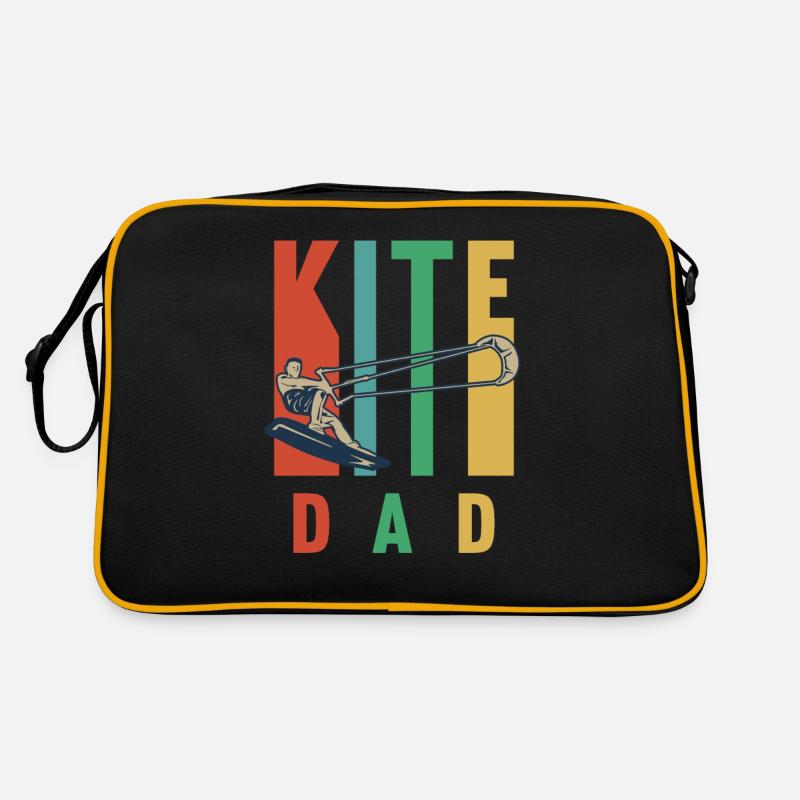 Conception de kitesurf pour un papa kite surfeur Sac Retro