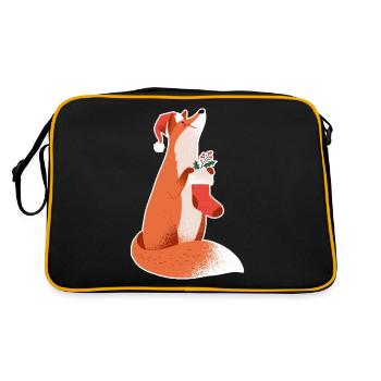 Fox Santa Hat Noël Fox Ladies - Sac Retro - noir/or - Dos
