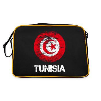 Drôle de dicton tunisien sur le cadeau de la Tunisie - Sac Retro - noir/or - Dos