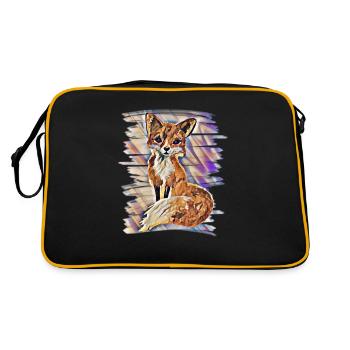 Renard - Sac Retro - noir/or - Dos
