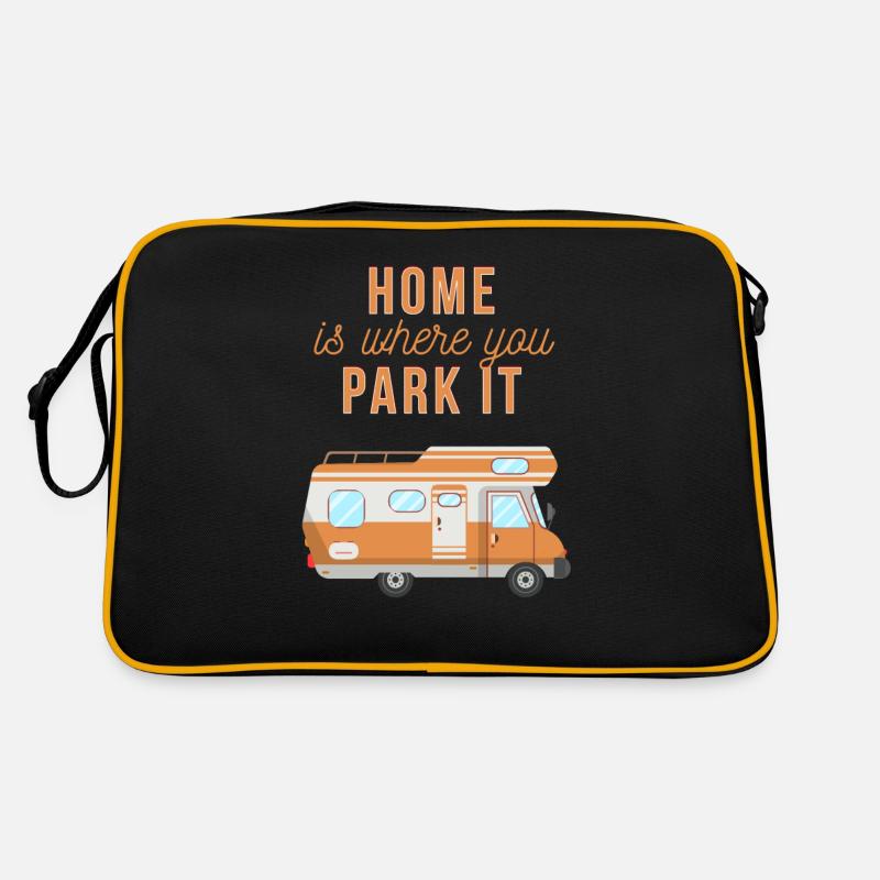 Wohnmobil Wandern Camper Geschenk Retro Tasche