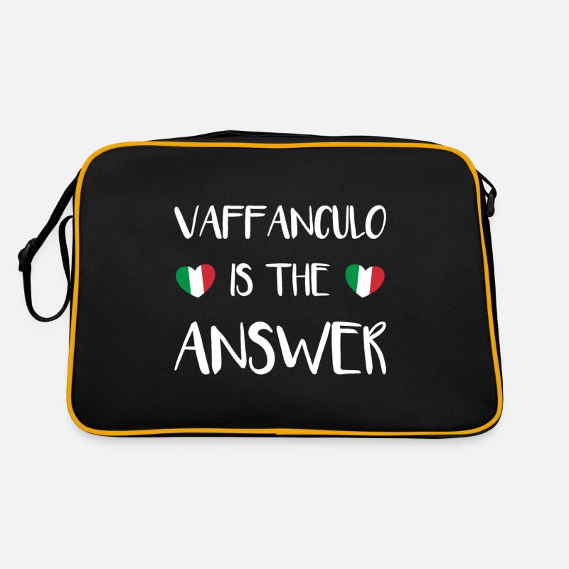 Italy Funny Italian saying as a gift Retro Bag