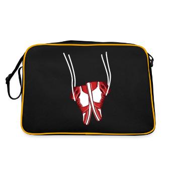Baskets - Sac Retro - noir/or - Dos