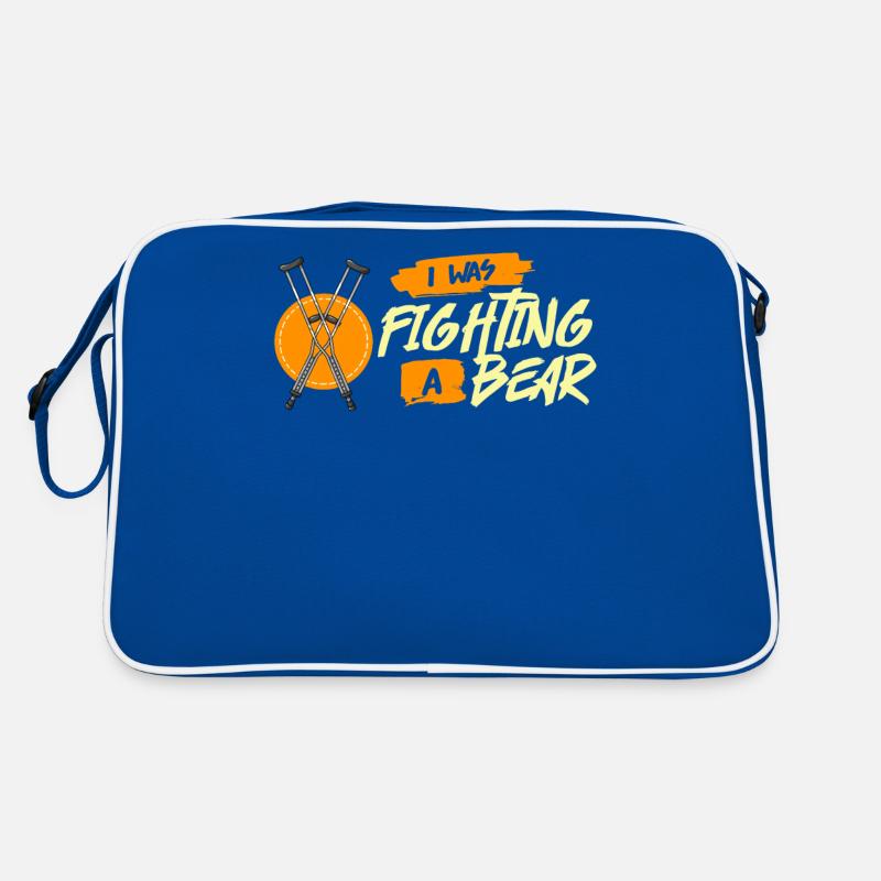 Broken leg broken bone broken leg fracture Retro Bag