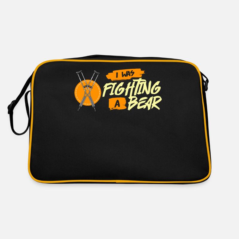 Broken leg broken bone broken leg fracture Retro Bag