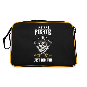 Pirate Pirate Kids Costume Pirate Anniversaire Pirate - Sac Retro - noir/or - Dos