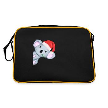 Bonnet de Noel Koala - Sac Retro - noir/or - Dos