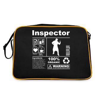 Inspector Product Description - Retro Bag - black/gold - Back