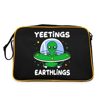 Extraterrestre - Sac Retro - noir/or - Dos