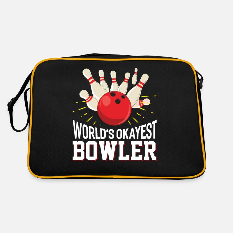 Bowling Bowling Bowler Bowling Ball Bowling Gift Retro Bag