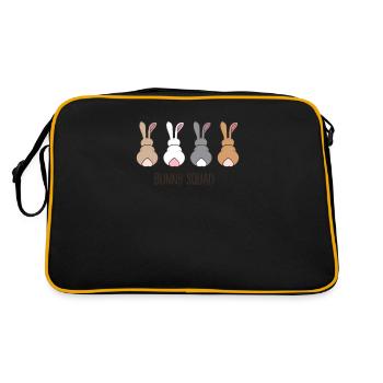 Squad Funny Rabbit Team - Sac Retro - noir/or - Dos