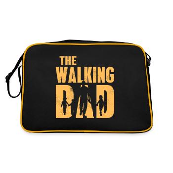The Walking Dad - Retro Tasche - Schwarz/Gold - Hinten