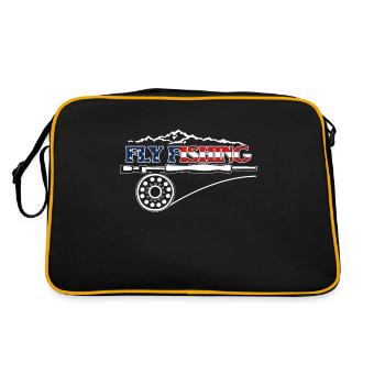 Fly Fishing Fly Fishing in America for - Retro Bag - black/gold - Back