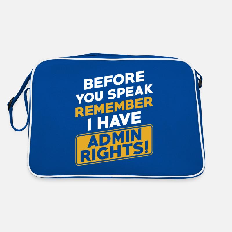 Administrator Computer Scientist Programmer Admin Retro Bag