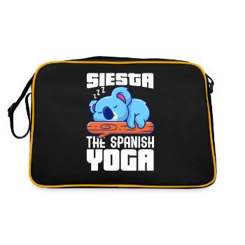 Siesta the Spanish Yoga - Retro Bag - black/gold - Back