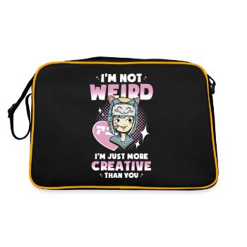 Manga Girl - Sac Retro - noir/or - Dos