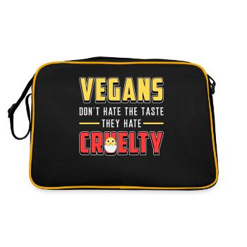 Végétalienne végétalienne végétalienne végétalienne idée cadeau - Sac Retro - noir/or - Dos