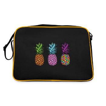 Ananas - Sac Retro - noir/or - Dos
